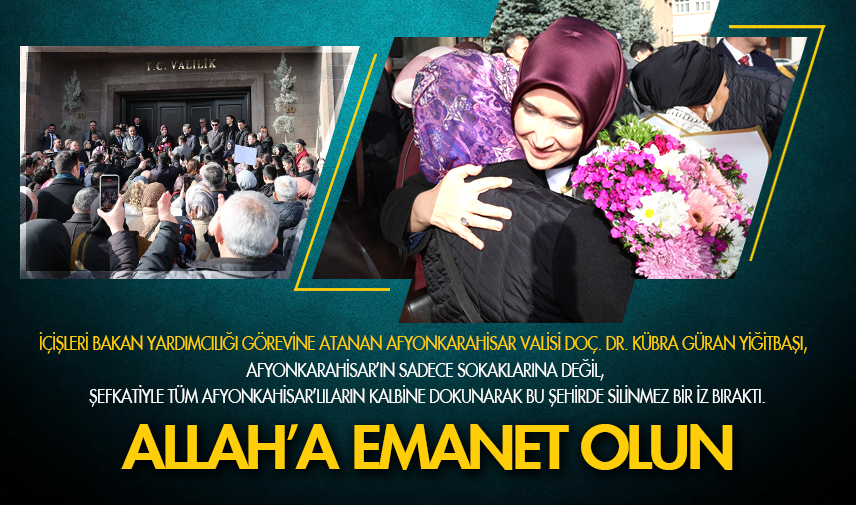 Allah’a emanet olun